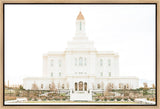 Sweet is The Work Deseret Peak Utah Temple Gallery Wrap