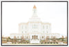 Sweet is The Work Deseret Peak Utah Temple Gallery Wrap