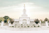 Sweet is The Work Columbia River Washington Temple Gallery Wrap