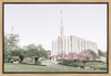 Sweet is The Work Seattle Washington Temple Gallery Wrap