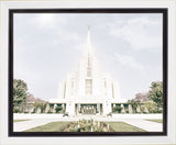 Sweet is The Work Rexburg Idaho Temple Gallery Wrap