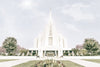 Sweet is The Work Rexburg Idaho Temple Large Wall Art Gallery Wrap