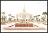 Sweet is The Work Red Cliffs Utah Temple Large Wall Art Gallery Wrap