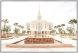 Sweet is The Work Red Cliffs Utah Temple Large Wall Art Gallery Wrap