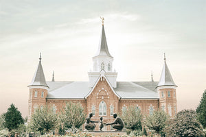 Sweet is The Work Provo City Center Utah Temple Large Wall Art Gallery Wrap