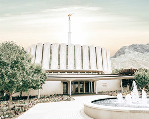 Sweet is The Work Provo Utah Temple Gallery Wrap