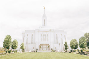 Sweet is The Work Pocatello Idaho Temple Large Wall Art Gallery Wrap