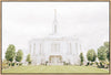 Sweet is The Work Pocatello Idaho Temple Large Wall Art Gallery Wrap
