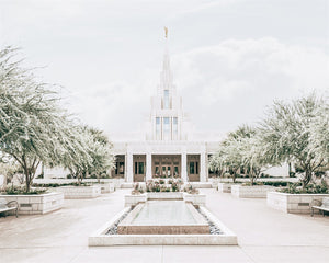 Sweet is The Work Phoenix Arizona Temple Gallery Wrap