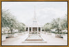 Sweet is The Work Phoenix Arizona Temple Gallery Wrap