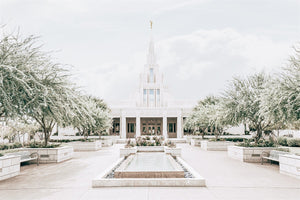 Sweet is The Work Phoenix Arizona Temple Large Wall Art Gallery Wrap