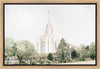 Sweet is The Work Oquirrh Mountain Utah Temple Gallery Wrap