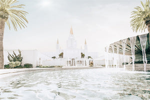 Sweet is The Work Oakland California Temple Large Wall Art Gallery Wrap
