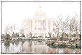 Sweet is The Work Meridian Idaho Temple Large Wall Art Gallery Wrap