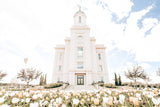 Sweet is The Work Cedar City Utah Temple Large Wall Art Gallery Wrap