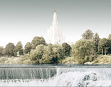 Sweet is The Work Idaho Falls Idaho Temple Gallery Wrap