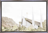 Sweet is The Work Las Vegas Nevada Temple Gallery Wrap