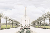 Sweet is The Work Gilbert Arizona Temple Gallery Wrap