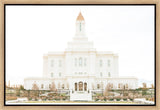 Sweet is The Work Deseret Peak Utah Temple Gallery Wrap