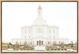 Sweet is The Work Deseret Peak Utah Temple Gallery Wrap