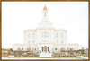 Sweet is The Work Deseret Peak Utah Temple Large Wall Art Gallery Wrap