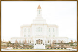 Sweet is The Work Deseret Peak Utah Temple Large Wall Art Gallery Wrap