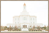 Sweet is The Work Deseret Peak Utah Temple Large Wall Art Gallery Wrap