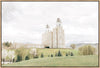Sweet is The Work Manti Utah Temple Large Wall Art Gallery Wrap
