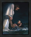 Against the Wind Free Picture of Christ Gallery Wrap