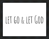 Let Go and Let God Gallery Wrap