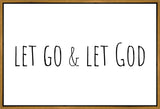 Let Go and Let God Gallery Wrap