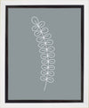 Minimalist Stem Blue Gallery Wrap