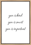You is Kind Gallery Wrap