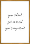 You is Kind Gallery Wrap