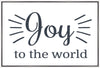 Joy to The World Gallery Wrap