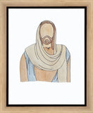 Jesus Watercolor Gallery Wrap