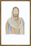 Jesus Watercolor Gallery Wrap