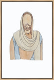 Jesus Watercolor Gallery Wrap