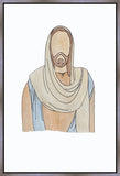Jesus Watercolor Gallery Wrap