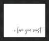 I Love You Most Gallery Wrap