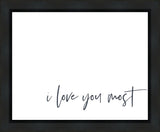 I Love You Most Gallery Wrap