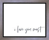 I Love You Most Gallery Wrap