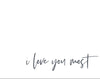 I Love You Most Gallery Wrap