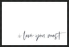 I Love You Most Gallery Wrap