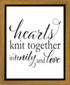 Hearts Knit Gallery Wrap