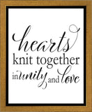 Hearts Knit Gallery Wrap
