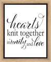 Hearts Knit Gallery Wrap