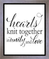 Hearts Knit Gallery Wrap