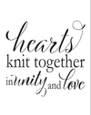 Hearts Knit Gallery Wrap