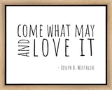 Come What May Gallery Wrap